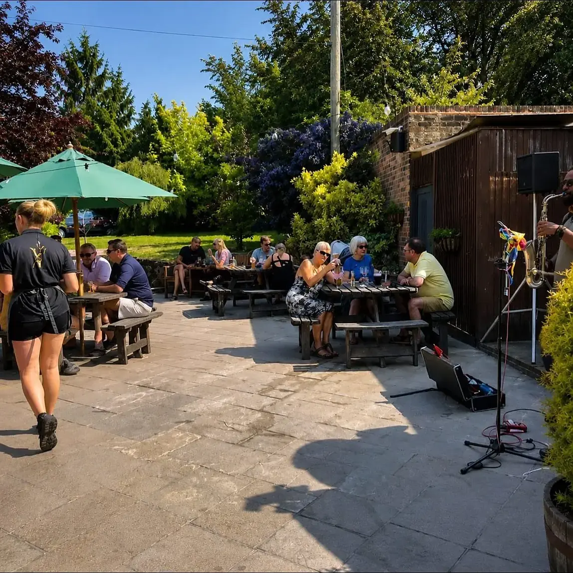 The garden at The Yew Tree